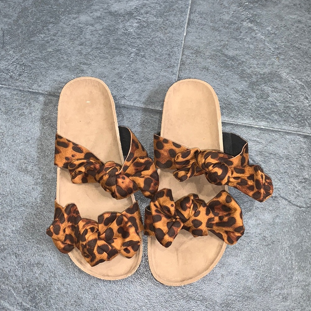 Leopard Sandals